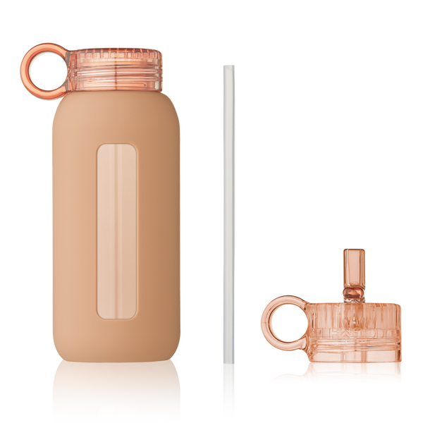 Yang Water Bottle with Straw (Dusty Raspberry/Tuscany Rose Mix)