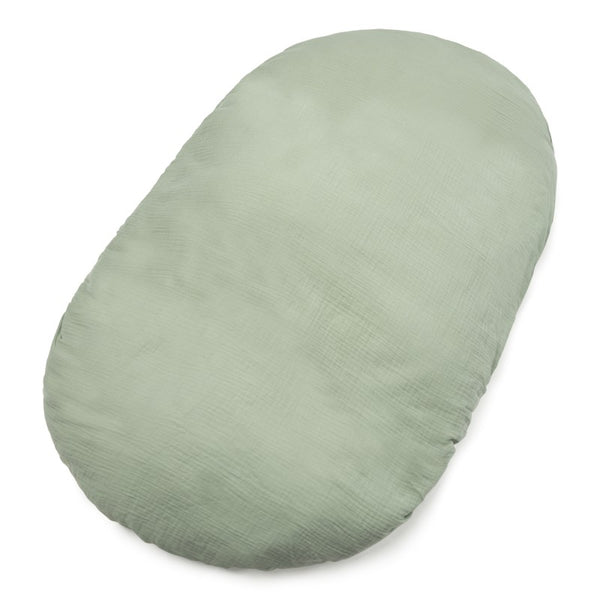 Baby Crib Fitted Cot Sheet (Sage)