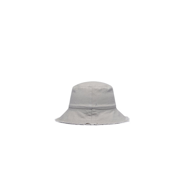 MAMA Aura Cotton Bucket Hat (Light Grey)