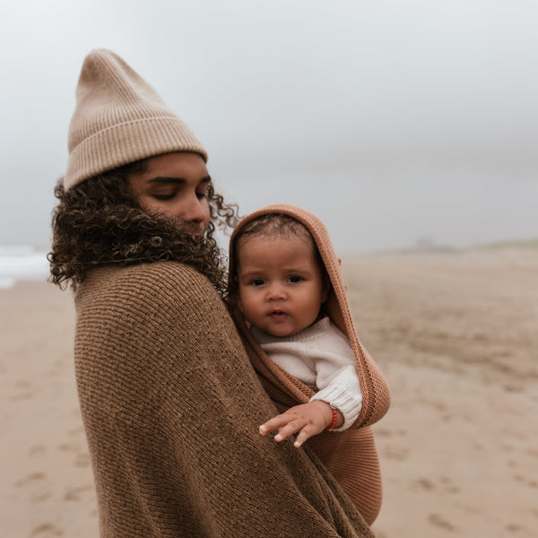 MAMA Fonzie Merino Wool Beanie (Sand)