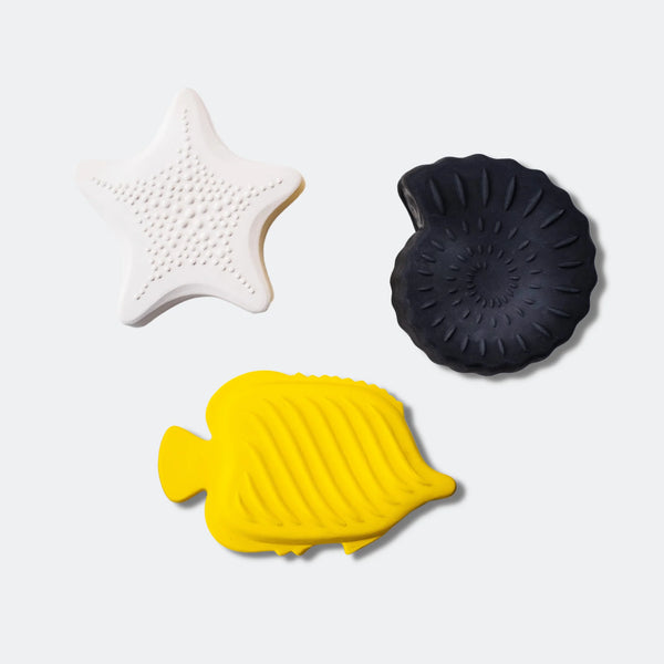 Etta Loves Fish and Fossil Sensory Bath Toys Pack of 3
