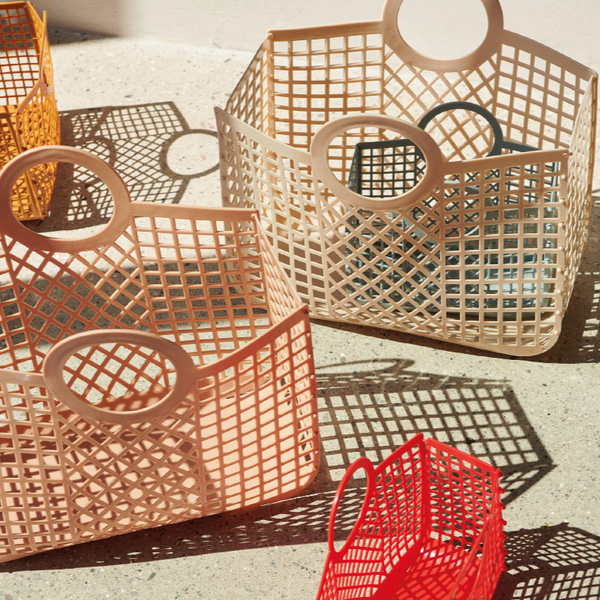 Bloom Basket Bag (Rose)