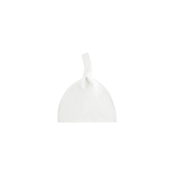 Cotton Knotted Hat (White)