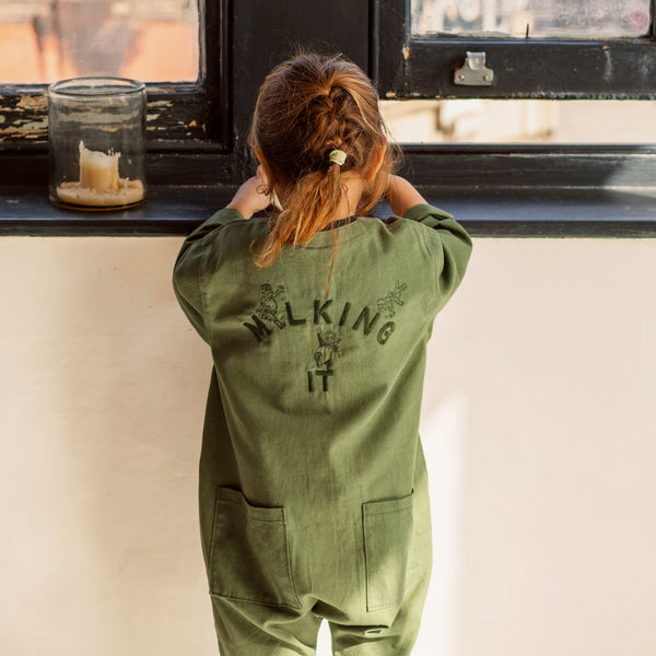 MILKING IT x ANDO Overalls (Forest)