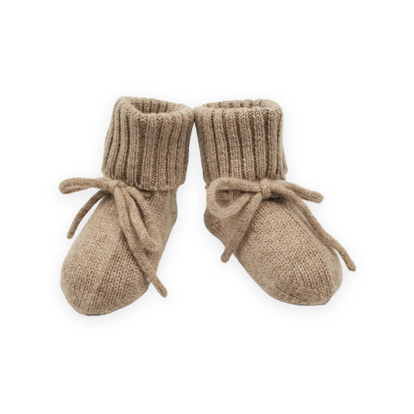 Marlow Premium Cashmere Booties (Oatmeal)