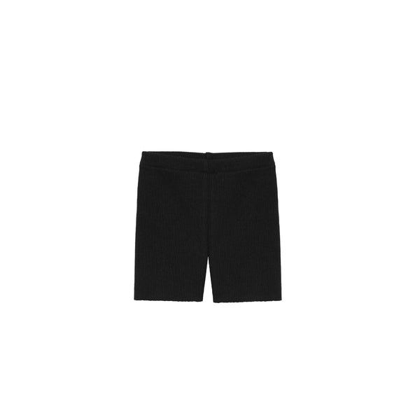Carey Ribbed Shorts (Black)