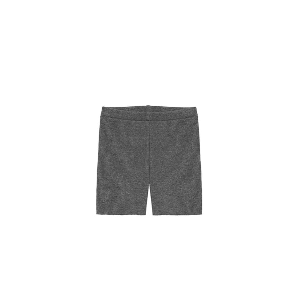 Carey Ribbed Shorts (Dark Grey)