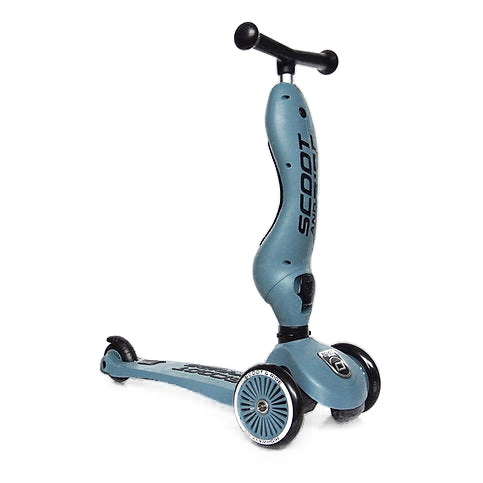 Highway Kick 1 Scooter and Pushbike All-in-One (Steel)